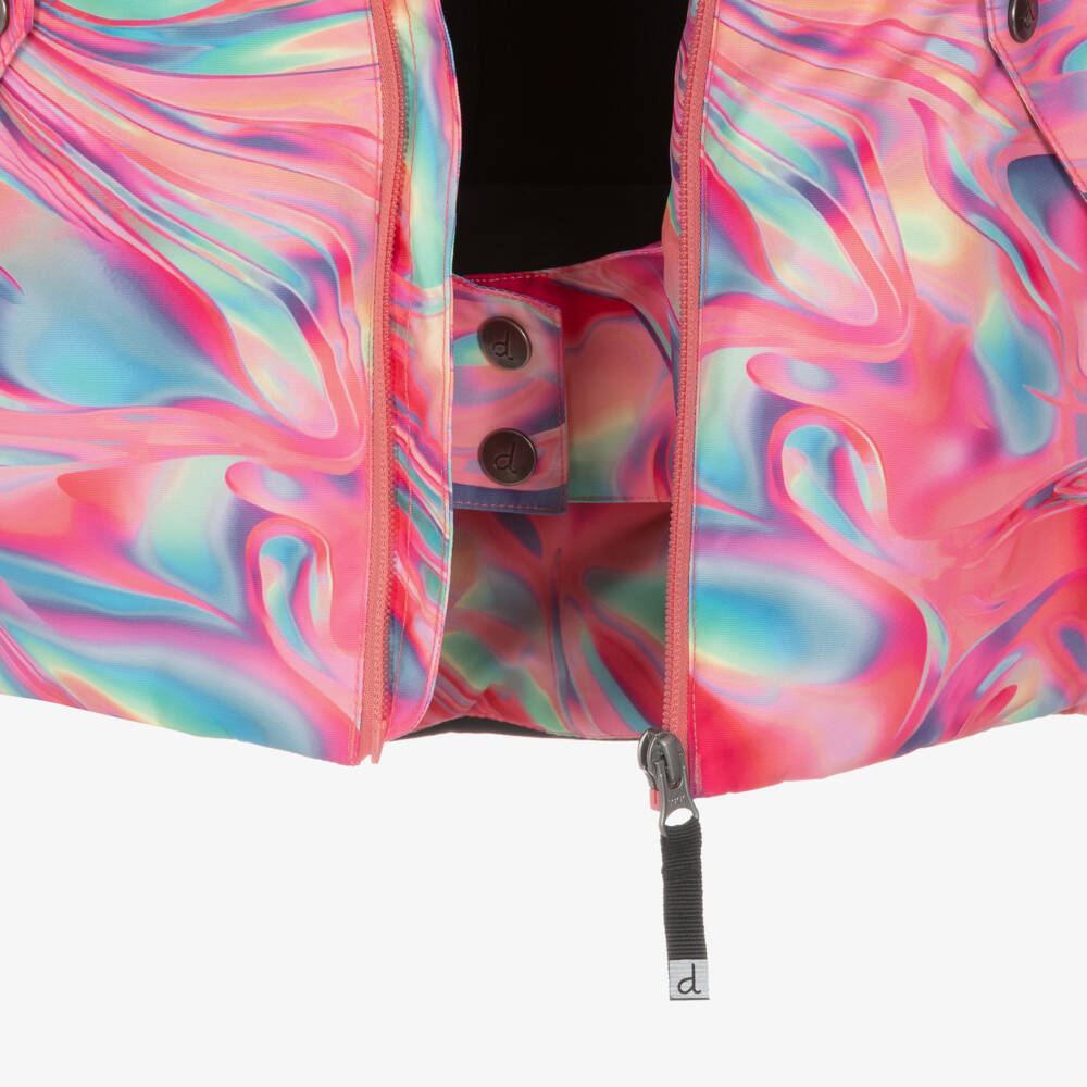 Deux par Deux-Girls Pink & Black Snowsuit | Childrensalon