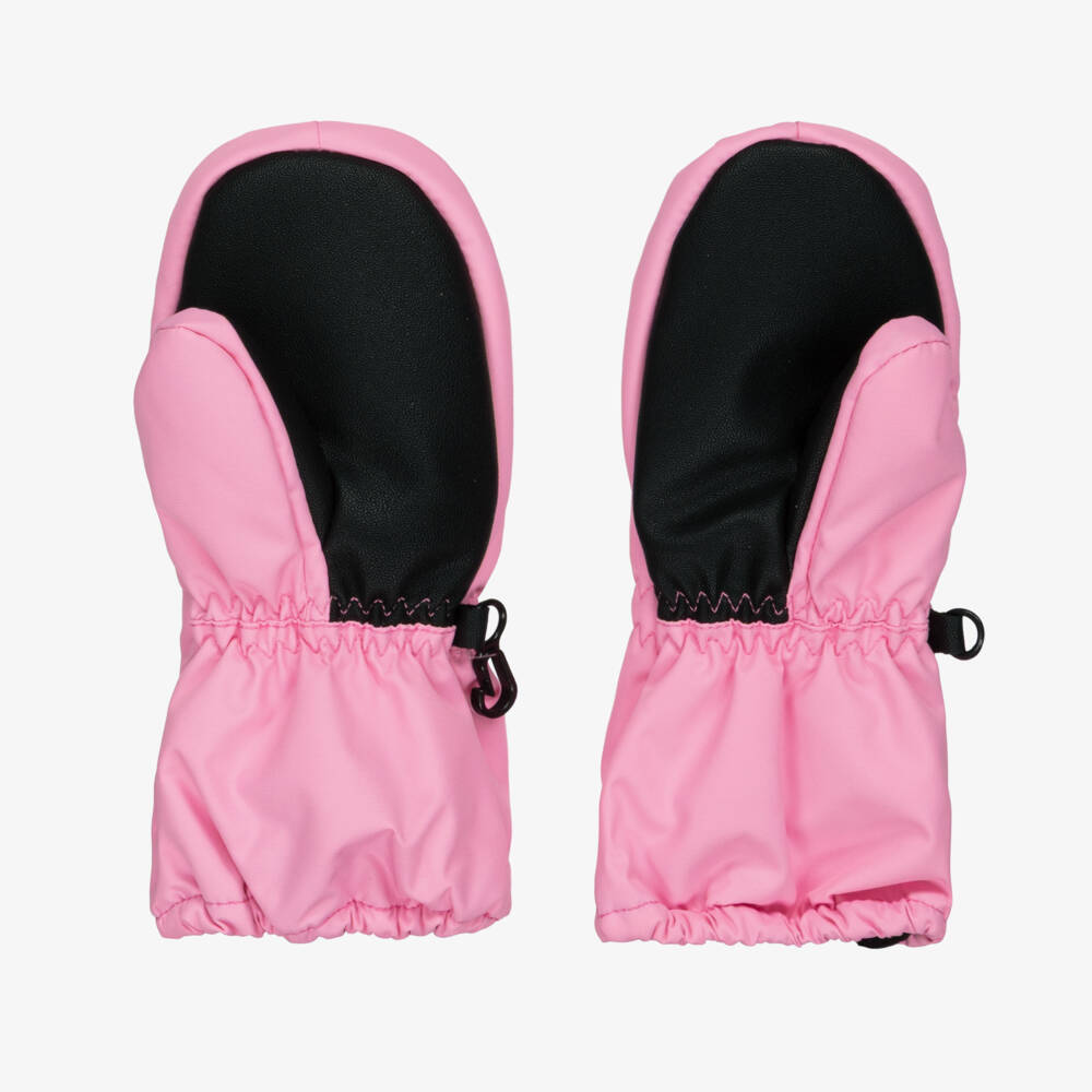 Deux par Deux-Girls Pink Technical Ski Mitten | Childrensalon