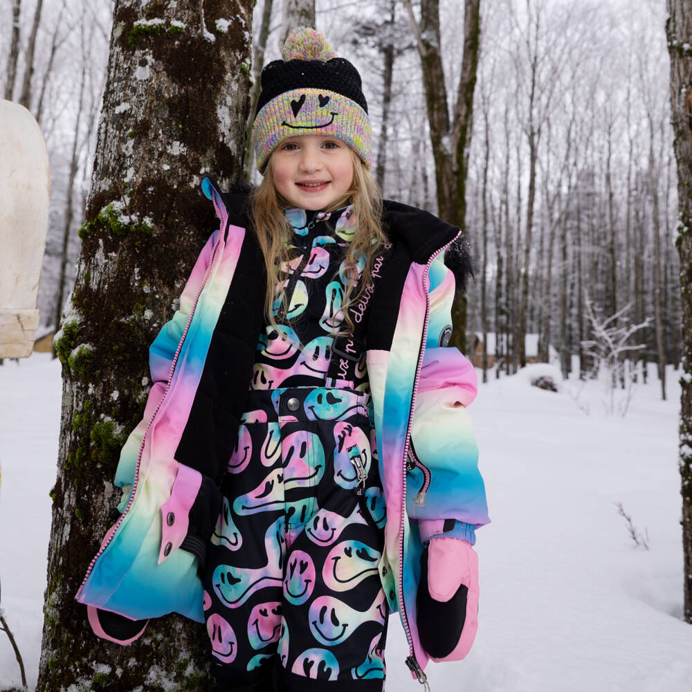 Deux par Deux-Girls Pink Technical Ski Mitten | Childrensalon