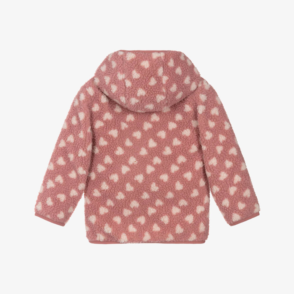 Deux par Deux-Girls Reversible Pink Zip-Up Jacket | Childrensalon