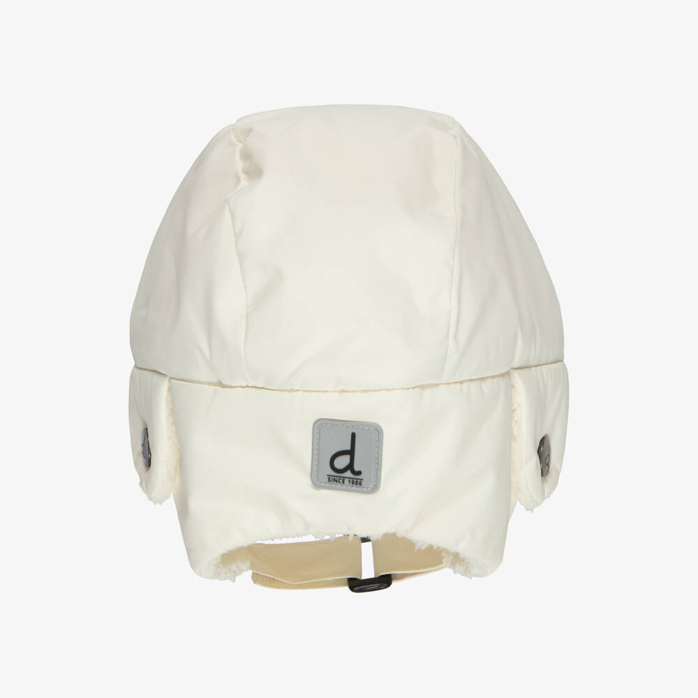 Deux par Deux-Ivory Water-Repellent Trapper Hat | Childrensalon