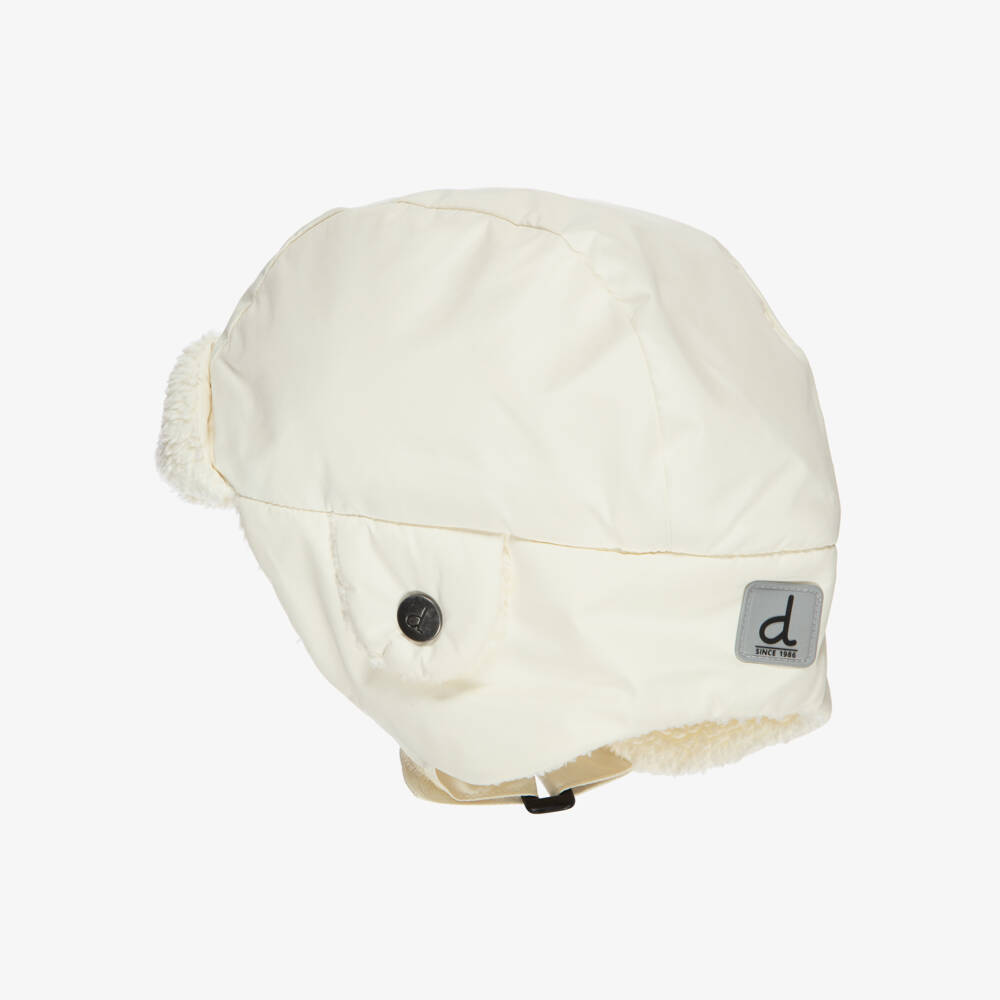 Deux par Deux-Ivory Water-Repellent Trapper Hat | Childrensalon