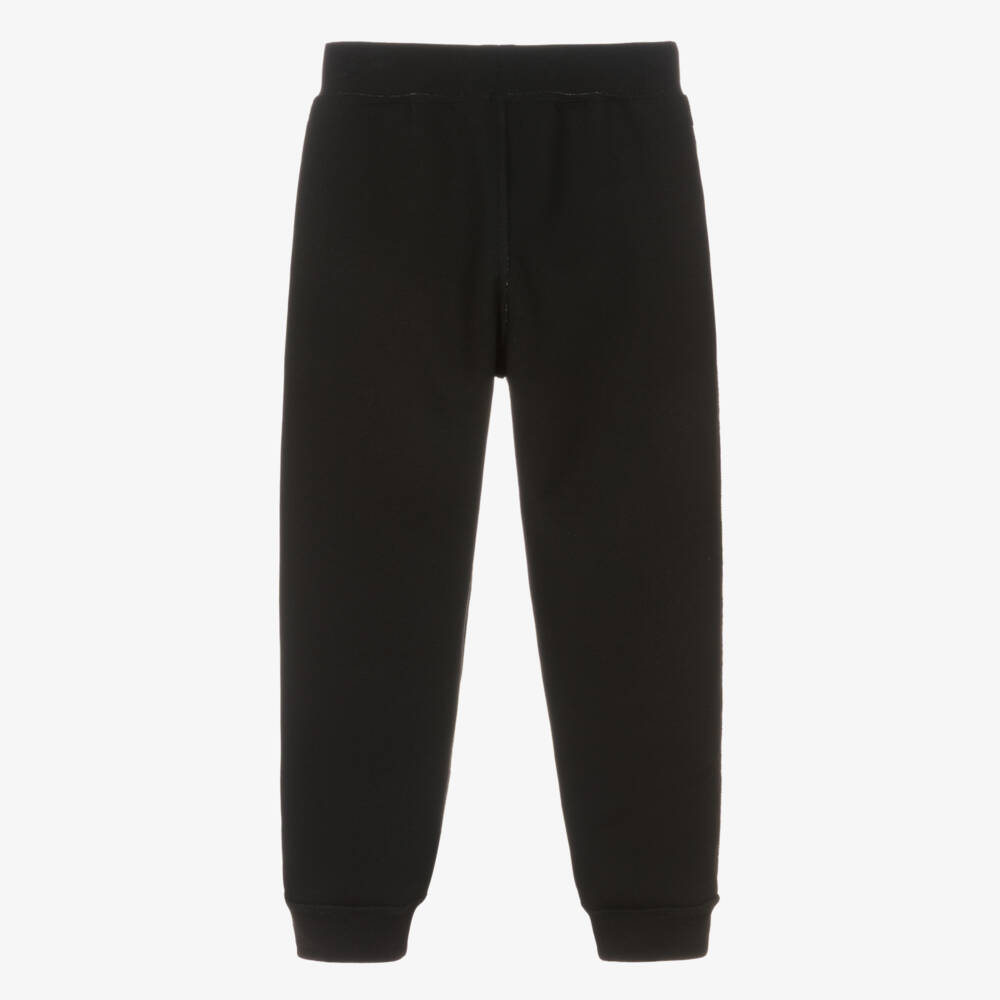 DKNY-Boys Beige & Black Reversible Joggers | Childrensalon