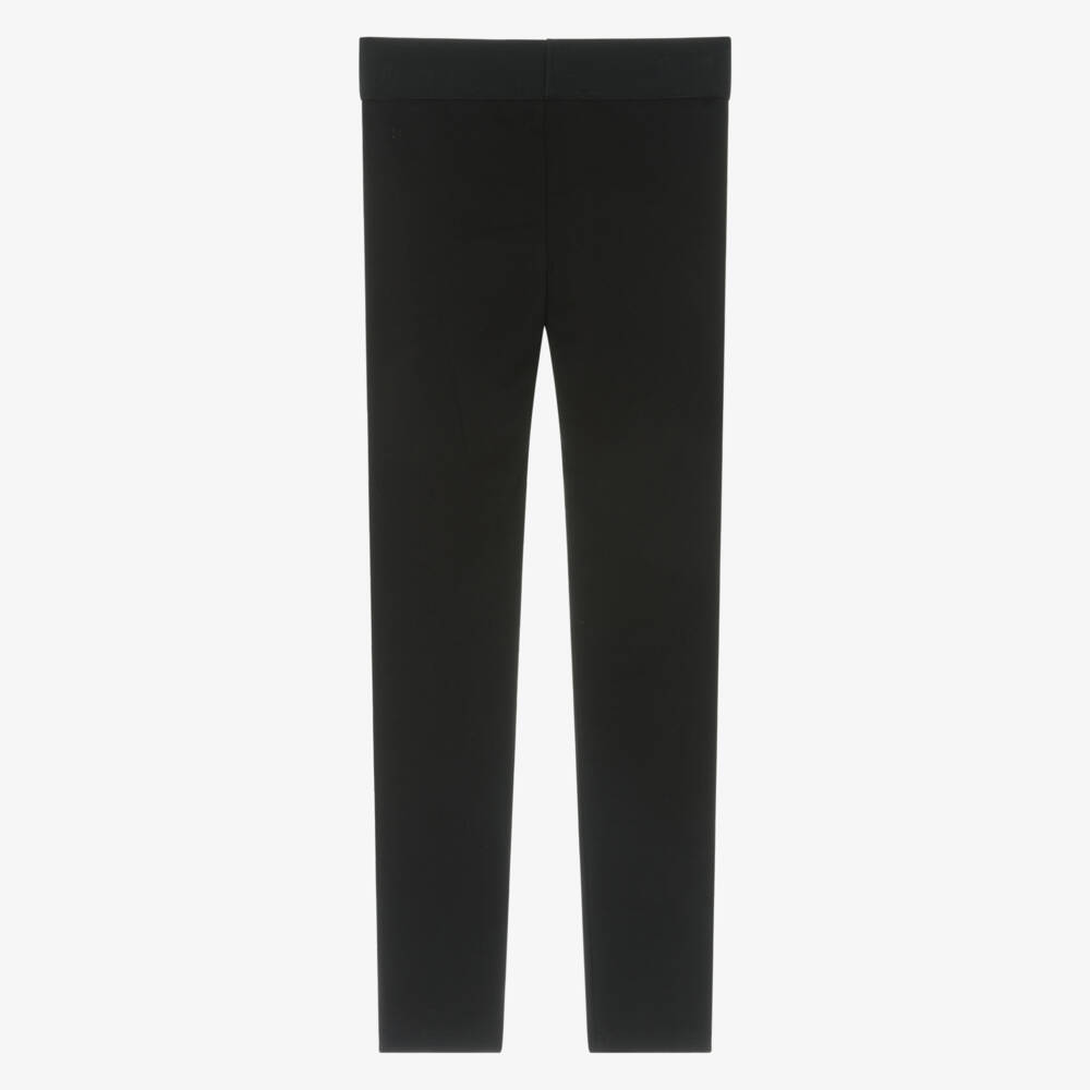 DKNY-ليقنز قطن جيرسي لون أسود للبنات  | Childrensalon