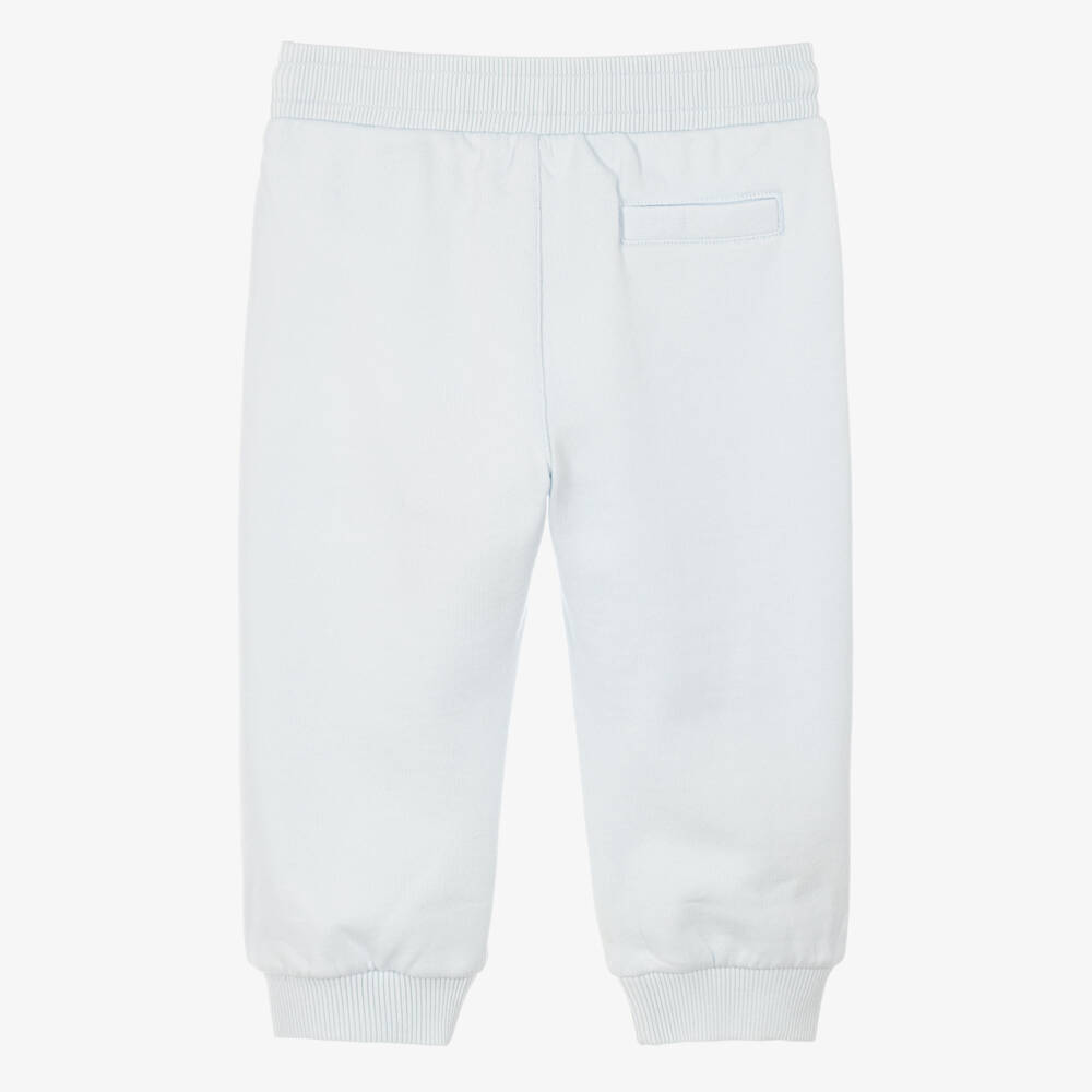 Dolce & Gabbana-Baby Boys Pale Blue Leopard Cub Joggers | Childrensalon