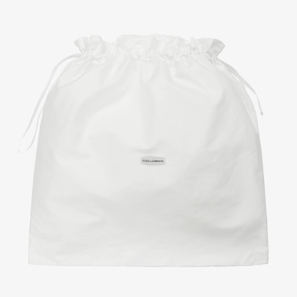 Dolce & Gabbana-Baby Changing Bag Set in Black Nylon (37cm) | Childrensalon
