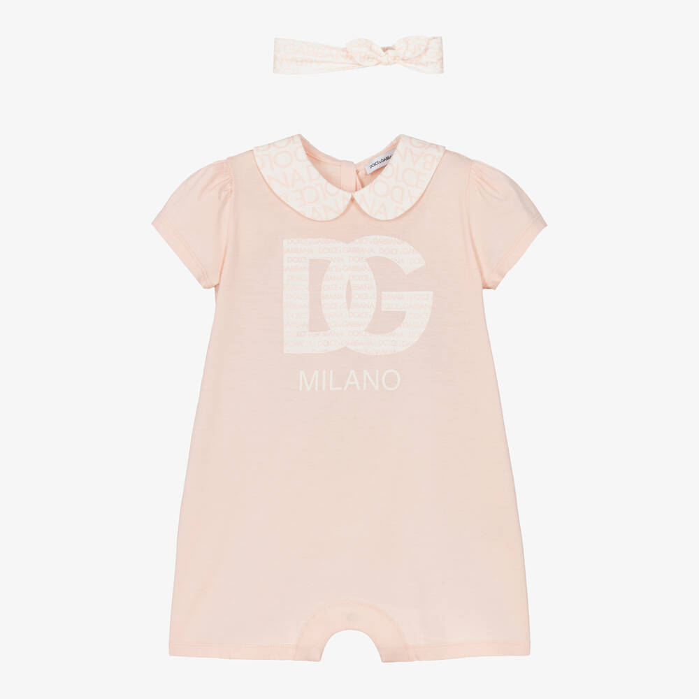 Dolce Gabbana Baby Bag In Light Pink