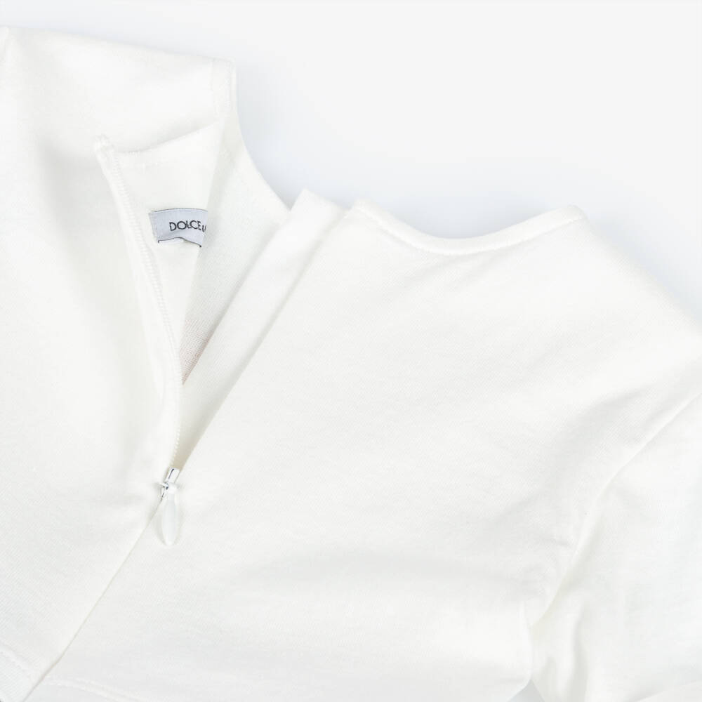 Dolce & Gabbana-Baby Girls Pink & White Roses Dress | Childrensalon