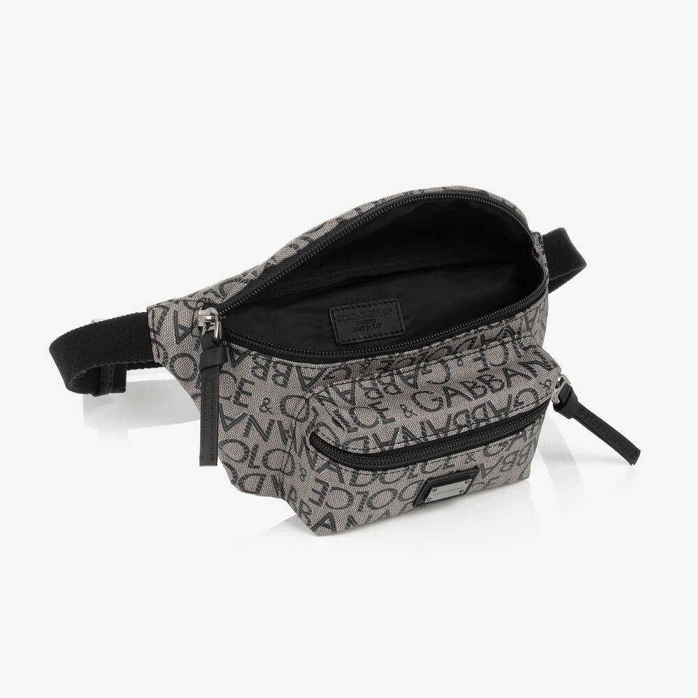 Dolce & Gabbana-Beige Zip-Up Belt Bag (20cm) | Childrensalon