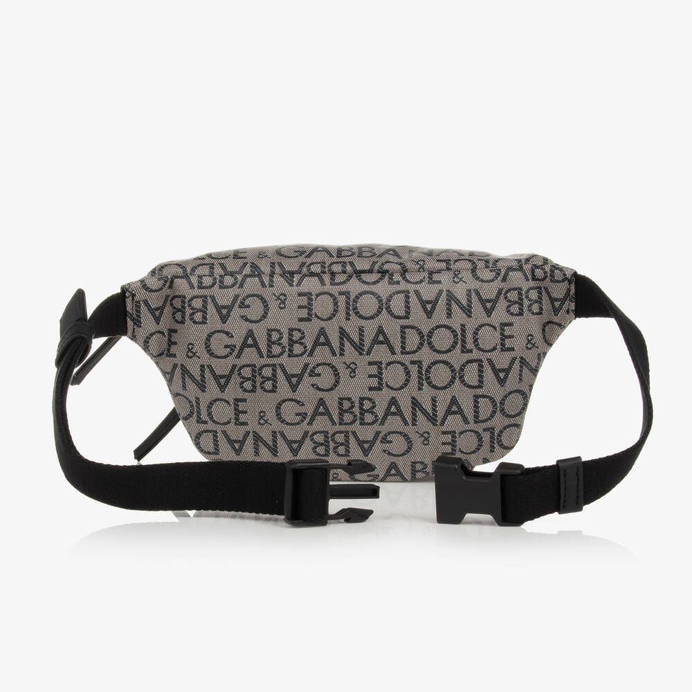 Dolce & Gabbana-Beige Zip-Up Belt Bag (20cm) | Childrensalon