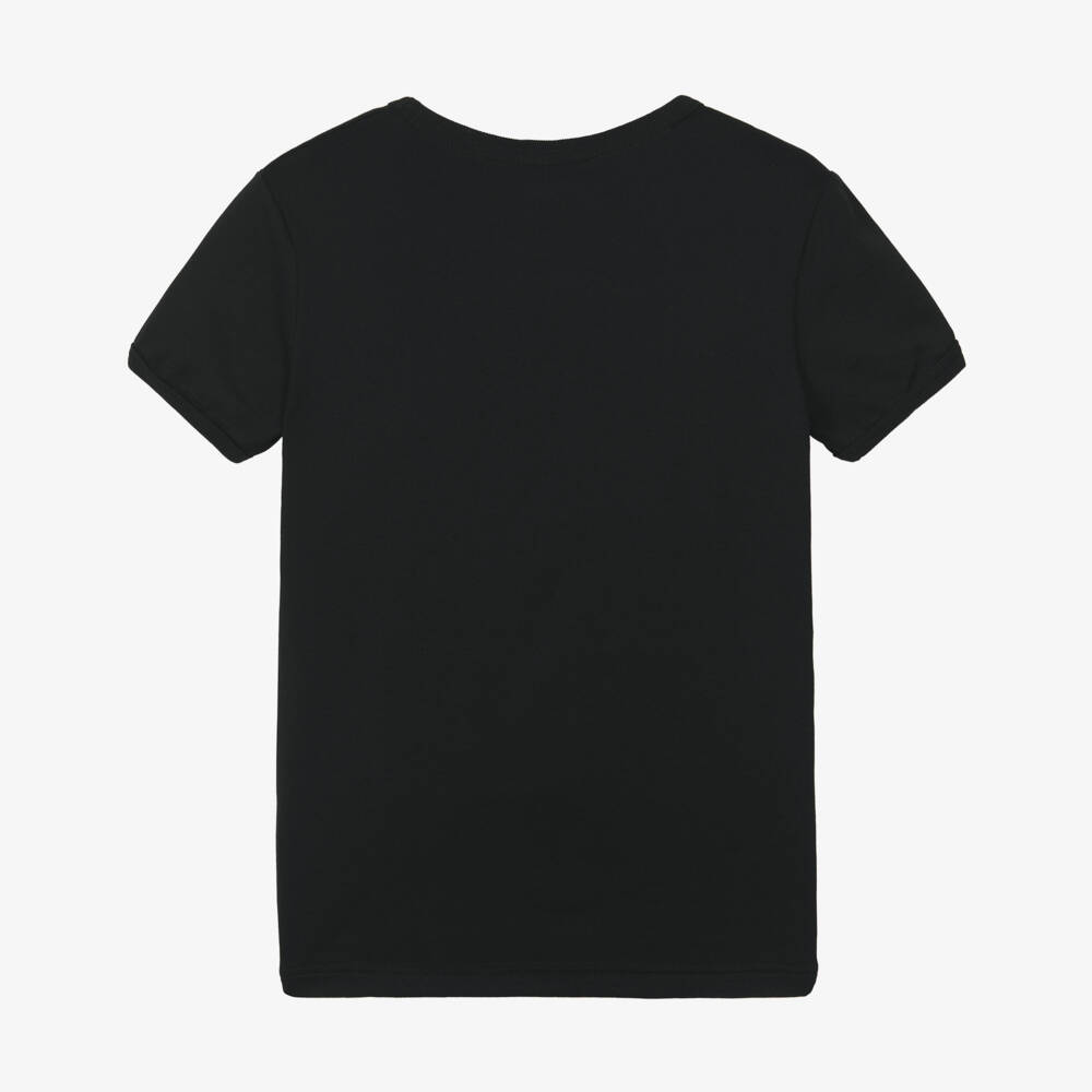 Dolce & Gabbana-Футболки черные хлопковые (2шт.) | Childrensalon