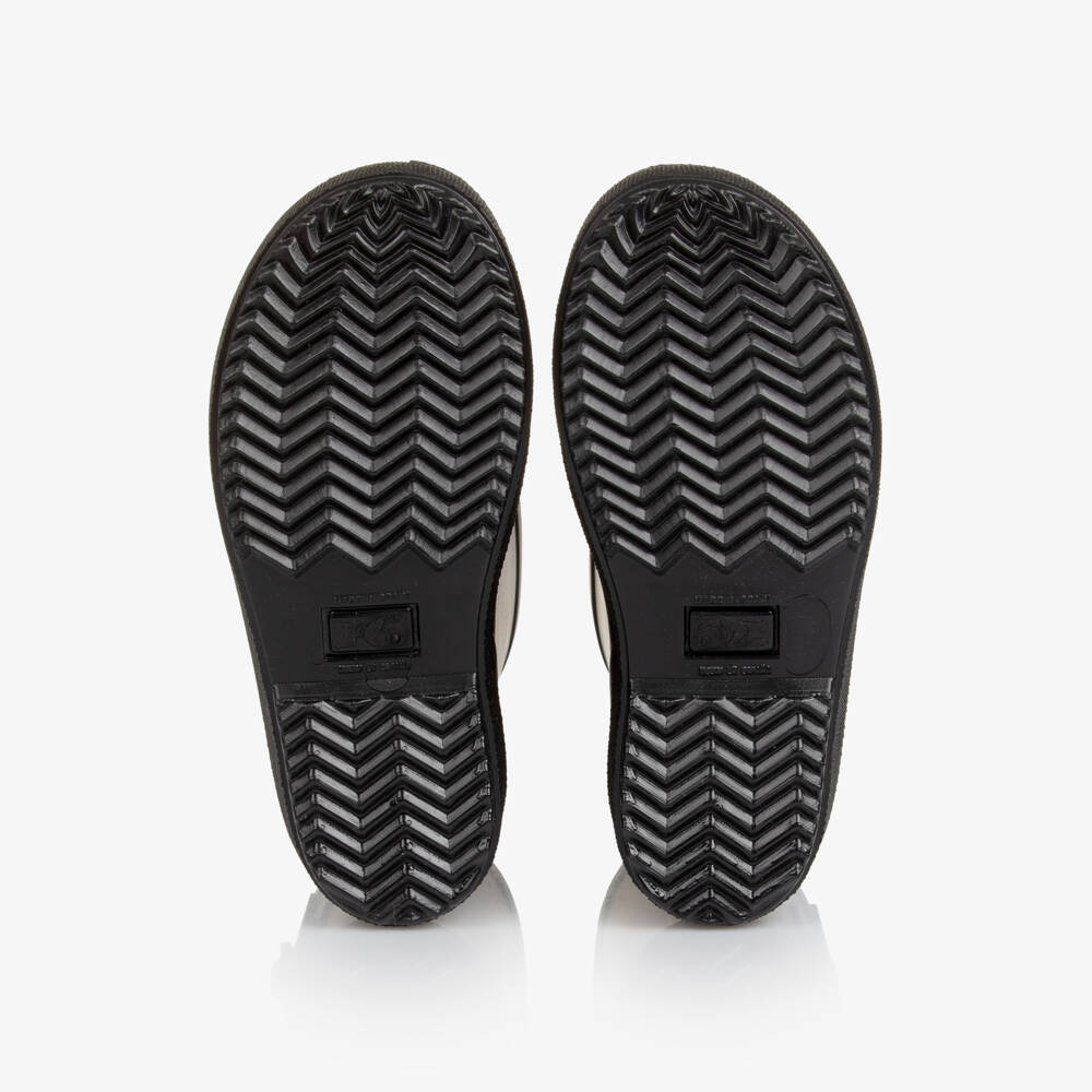 Dolce & Gabbana-Black DG Logo Rain Boots | Childrensalon