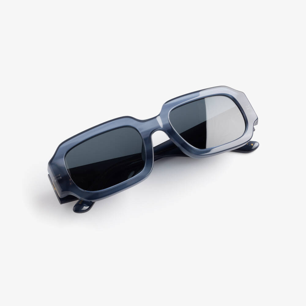 Dolce & Gabbana-Black Square-Framed Sunglasses with Gold DG Logo | Childrensalon