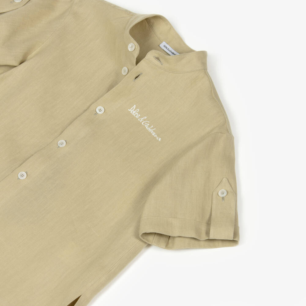 Dolce Gabbana Baby Boys T Shirt In Light Green