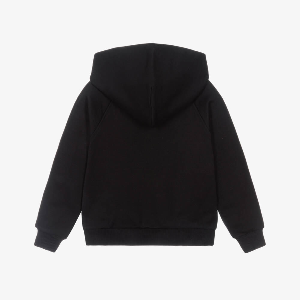 Dolce & Gabbana - Boys Black Cotton DG Logo Hoodie Dolce & Gabbana - Boys Black Cotton DG Logo Hoodie