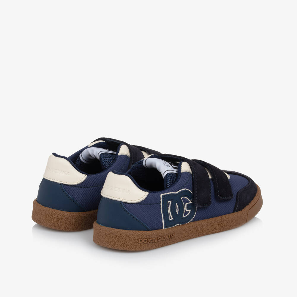 Dolce & Gabbana-Boys Blue DG Original Trainers | Childrensalon