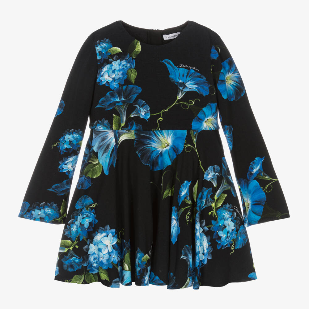 dolce gabbana blue dress with rose Dolce & Gabbana Light Blue Floral Lace Sheath Dress