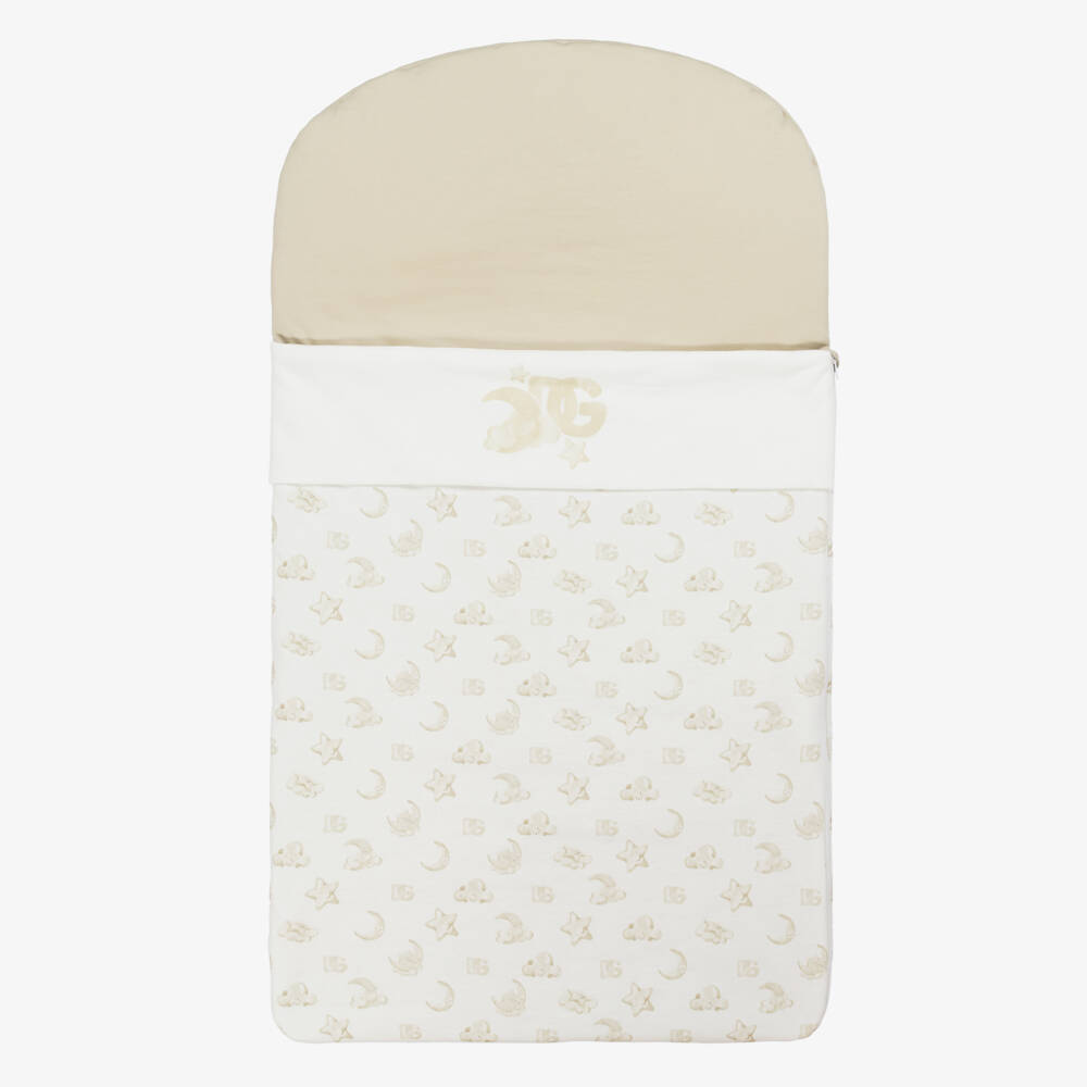 Dolce & Gabbana-Ivory & Beige Cotton Nest (83cm) | Childrensalon