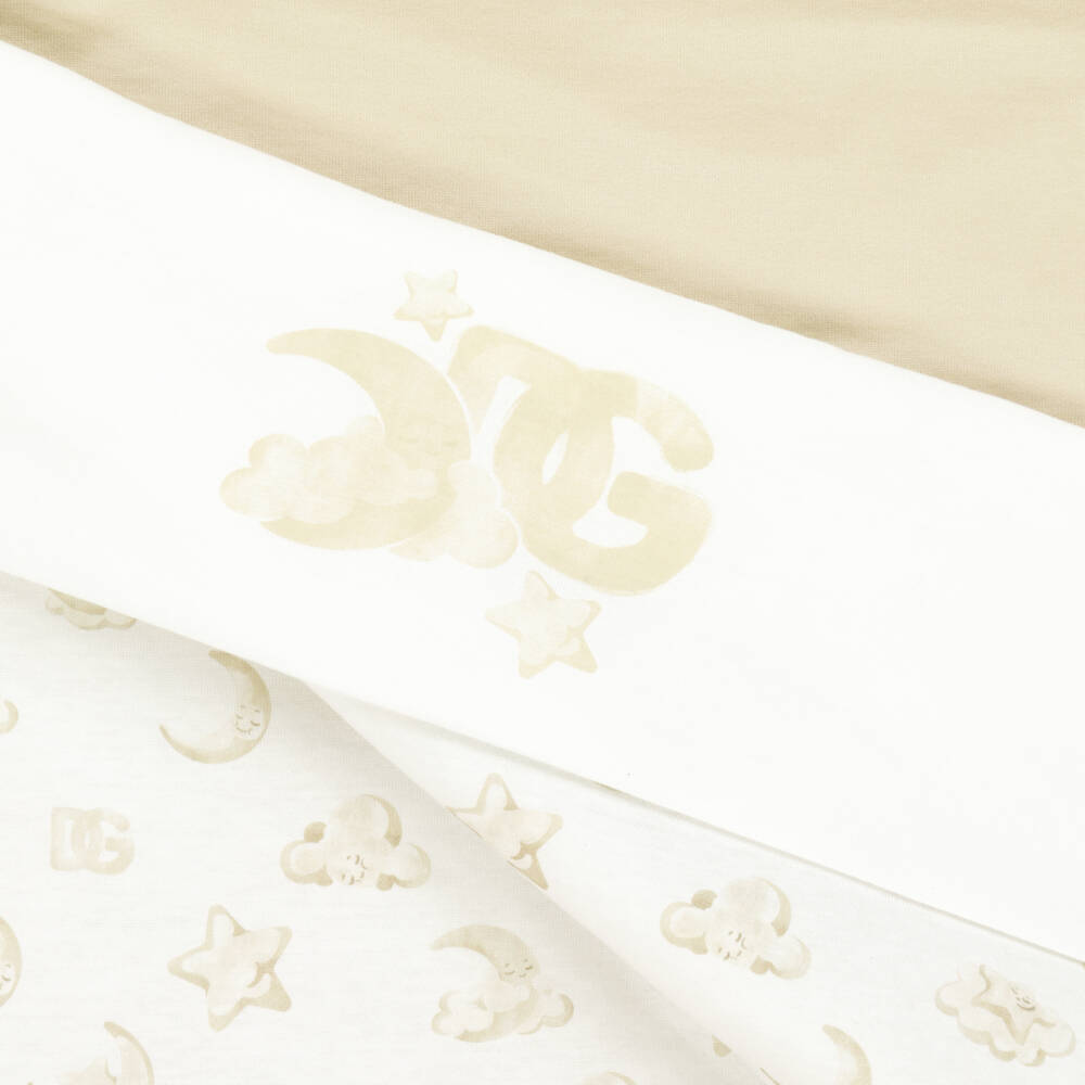 Dolce & Gabbana-Ivory & Beige Cotton Nest (83cm) | Childrensalon