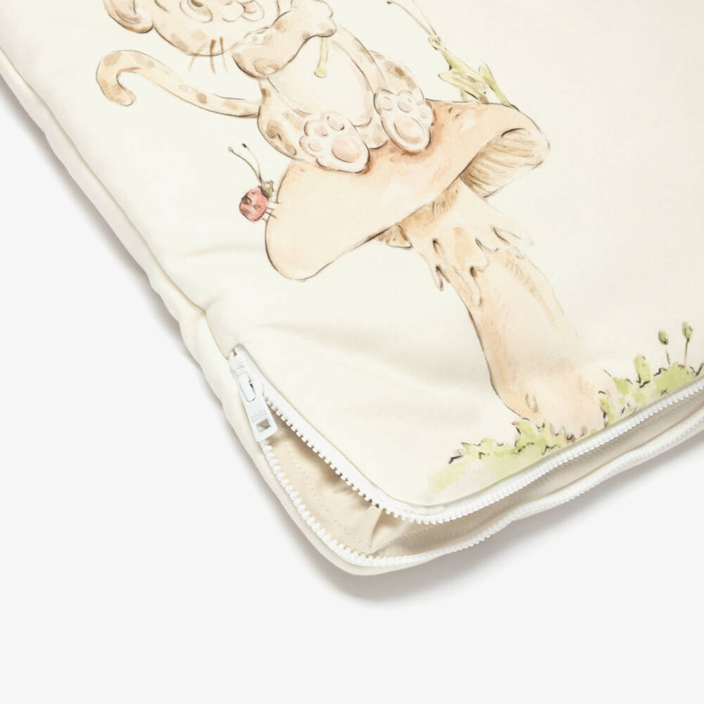Dolce & Gabbana-Ivory & Beige Leopard Cub Nest (80cm) | Childrensalon