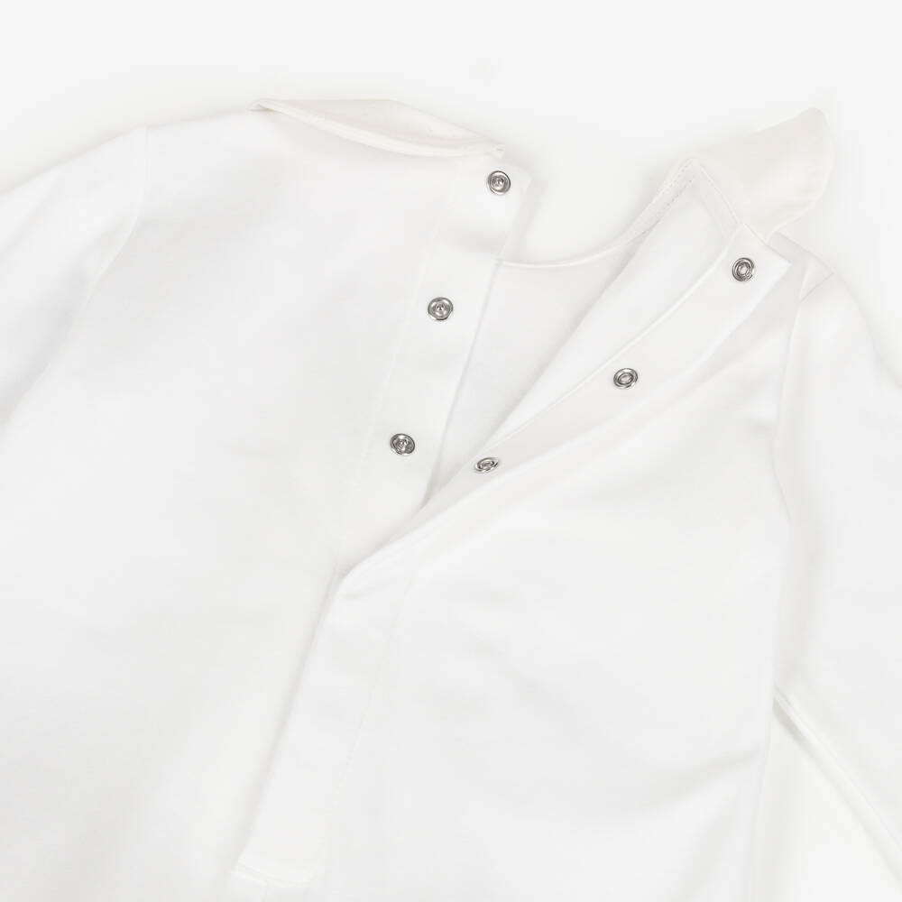 Dolce & Gabbana-أفارول بيبي غرو قطن جيرسي لون عاجي | Childrensalon