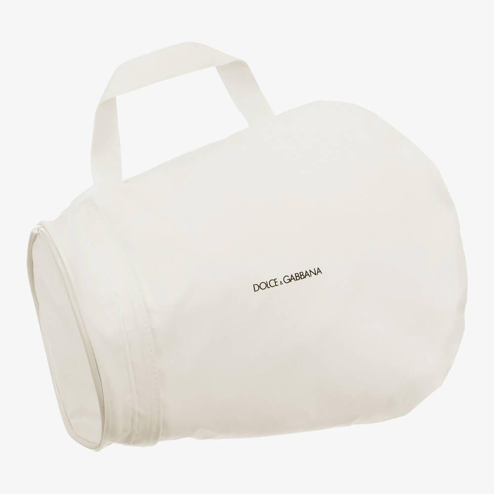 Dolce & Gabbana-Teen Black & White Slip-On Trainers | Childrensalon