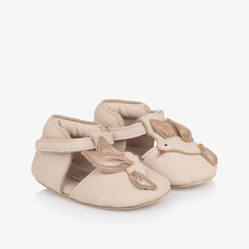 Donsje-حذاء ما قبل المشي لون زهري فاتح للبنات الرضع | Childrensalon