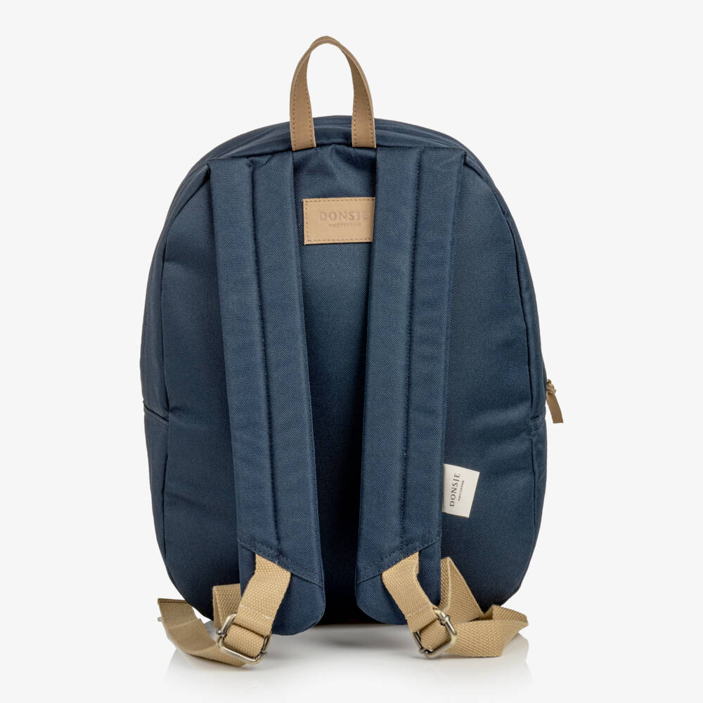 Donsje-Boys Navy Blue Koala Backpack (36cm) | Childrensalon
