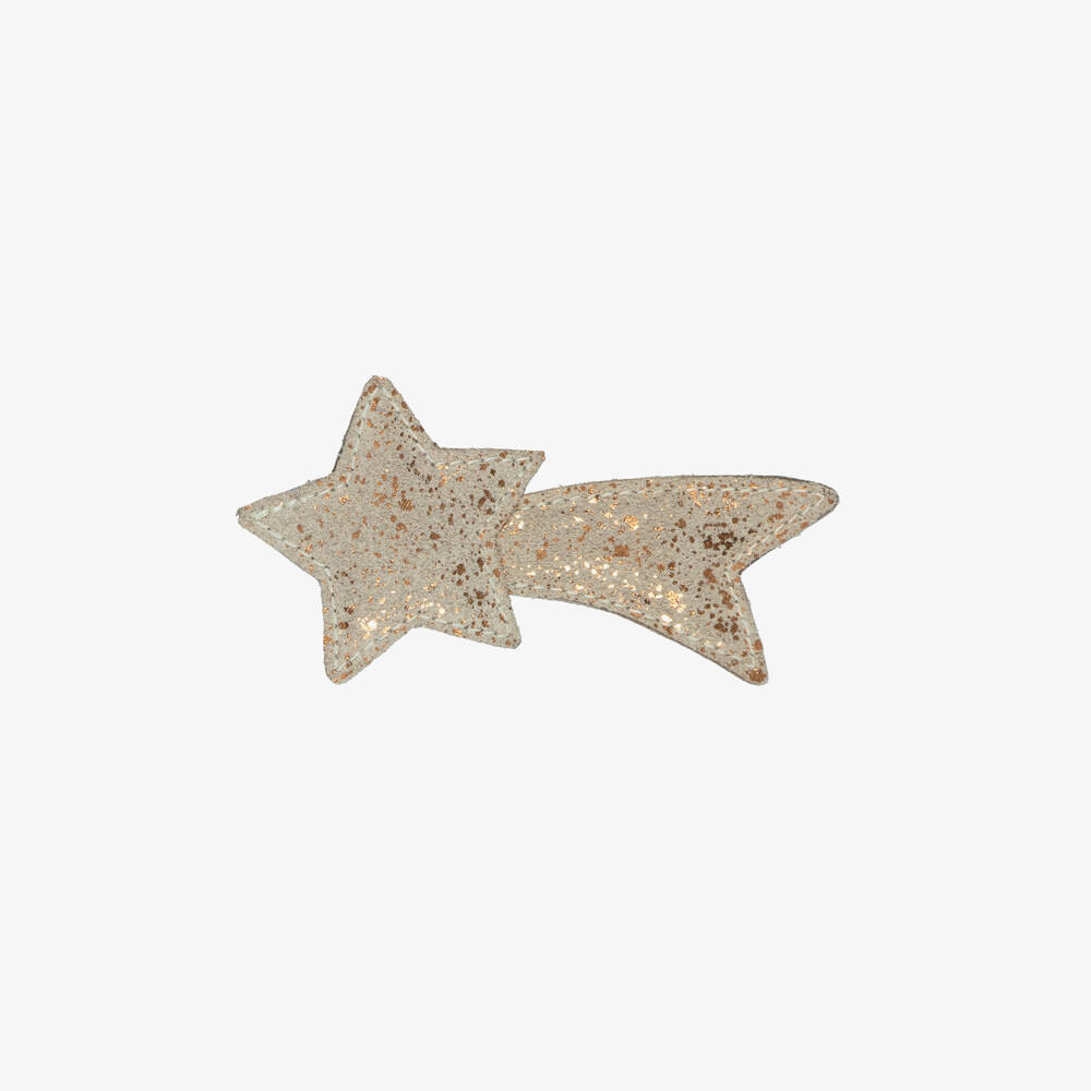 Donsje-Gold Shooting Star Hair Clip (9cm) | Childrensalon