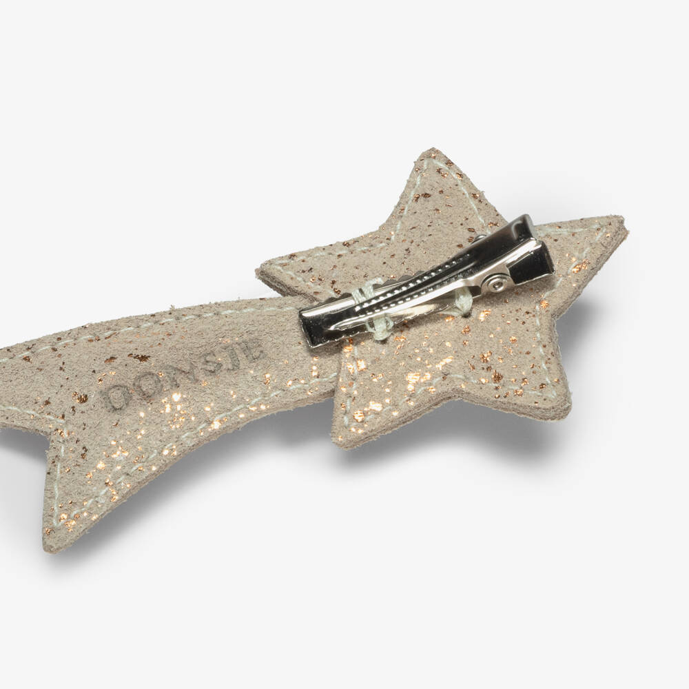Donsje-Gold Shooting Star Hair Clip (9cm) | Childrensalon