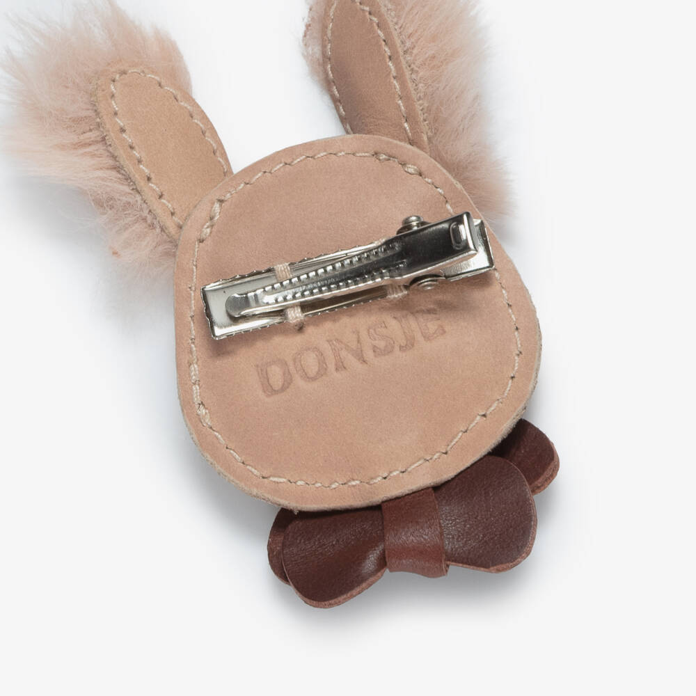 Donsje-Pink Bunny Hair Clip (8cm) | Childrensalon