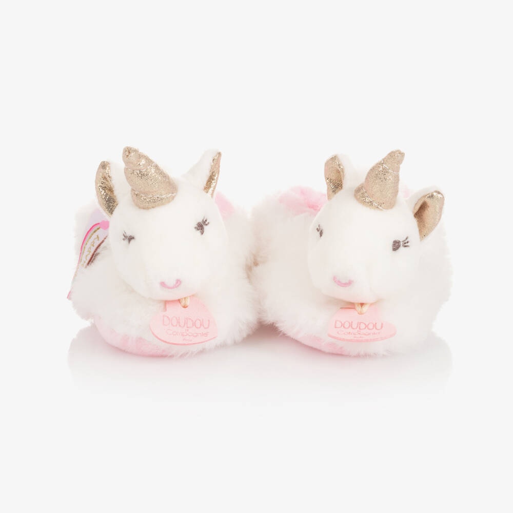 Doudou et Compagnie-Плюшевые тапочки-игрушки для малышей | Childrensalon