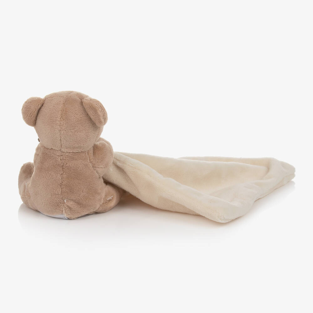 Doudou et Compagnie-Beige Velour Teddy Doudou (22cm) | Childrensalon