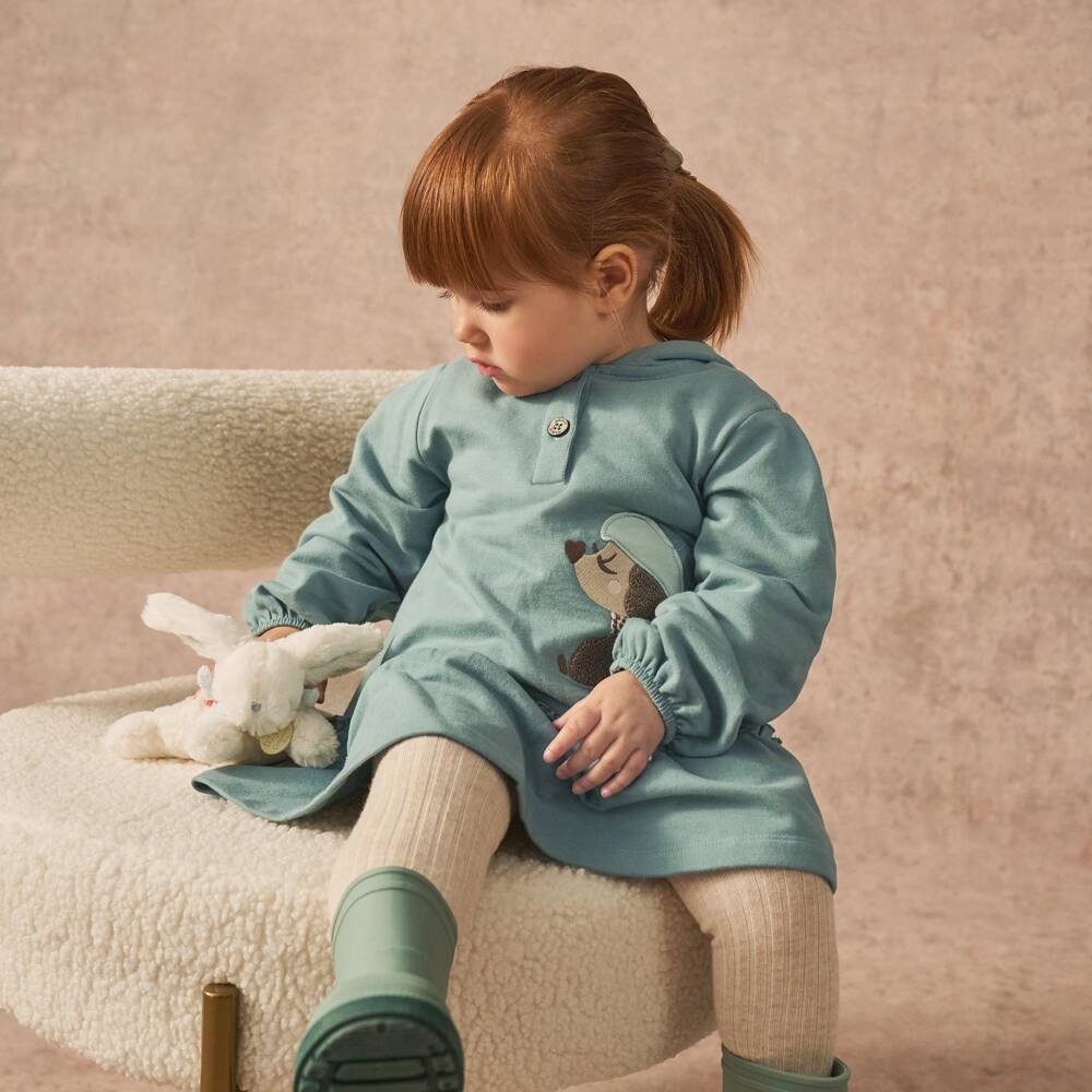 Doudou et Compagnie-دمية أرنب فرو إصطناعي للأطفال (16سم) | Childrensalon