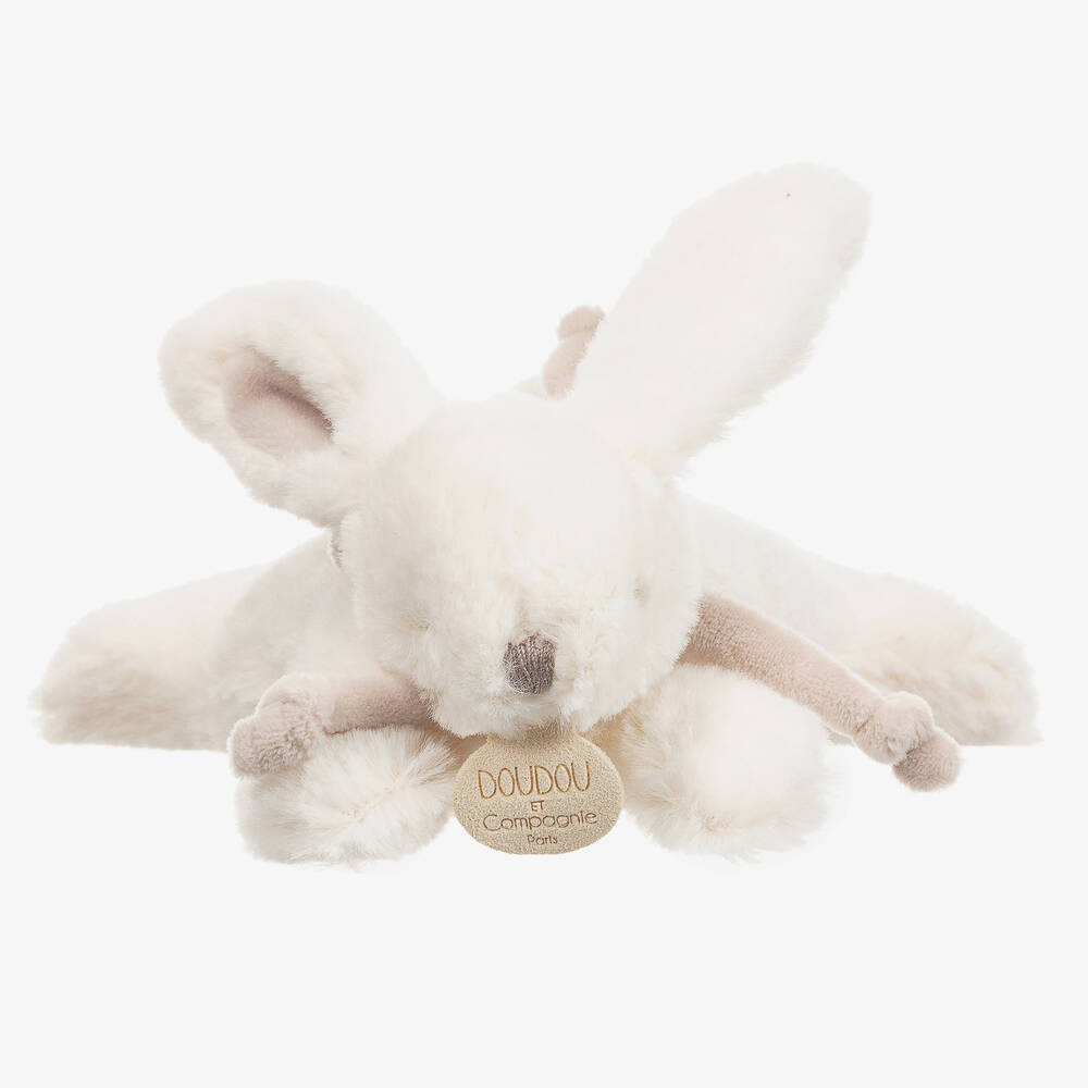 Doudou et Compagnie-Ivory Bunny Baby Soft Toy (16cm) | Childrensalon