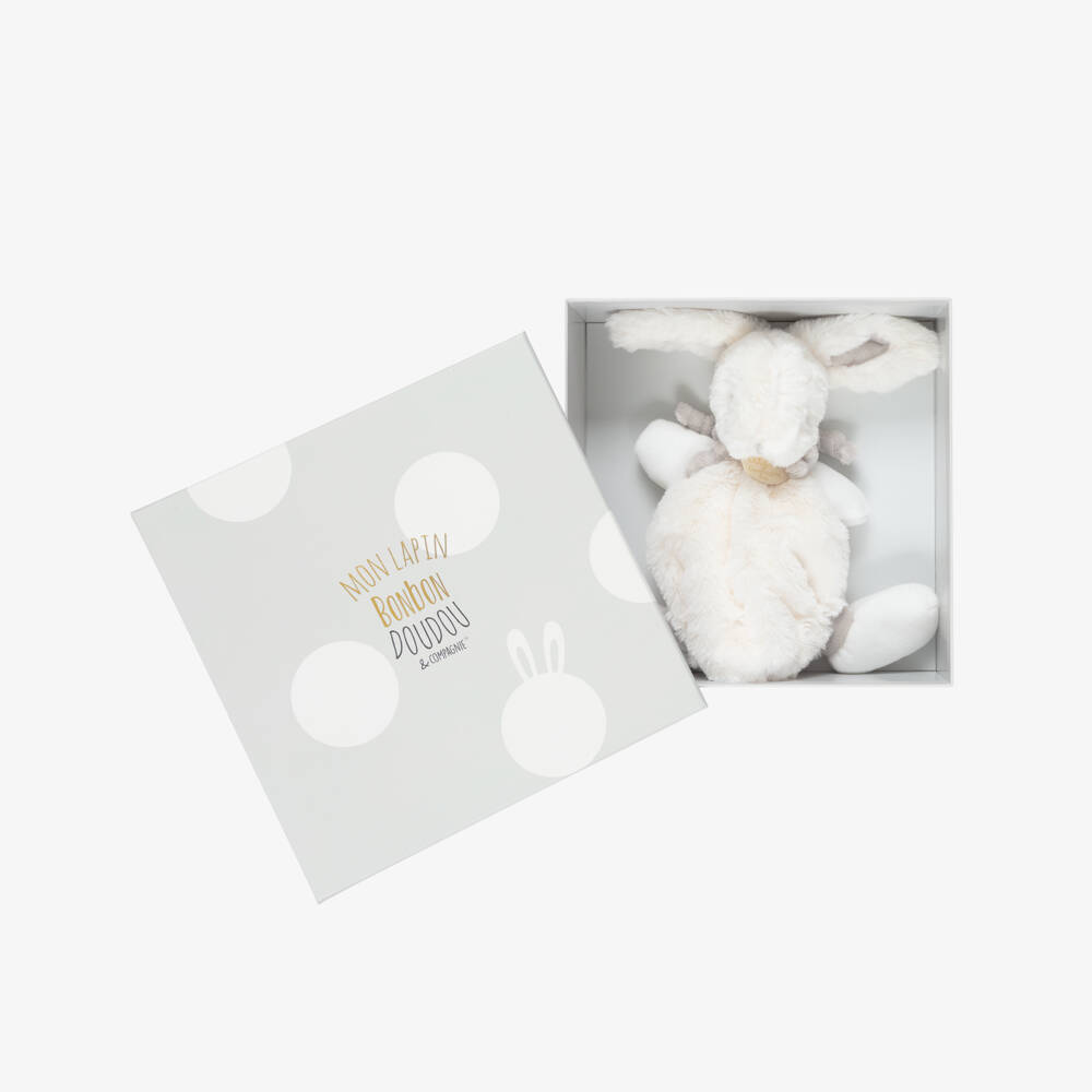 Doudou et Compagnie-Ivory Plush Bunny Doudou (26cm) | Childrensalon