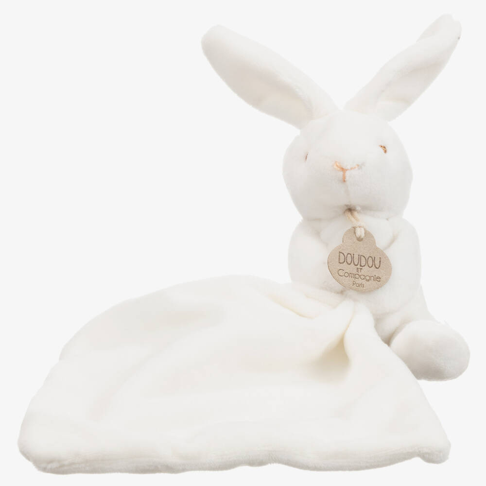 Doudou et Compagnie-Velour Bunny Comforter (22cm) | Childrensalon