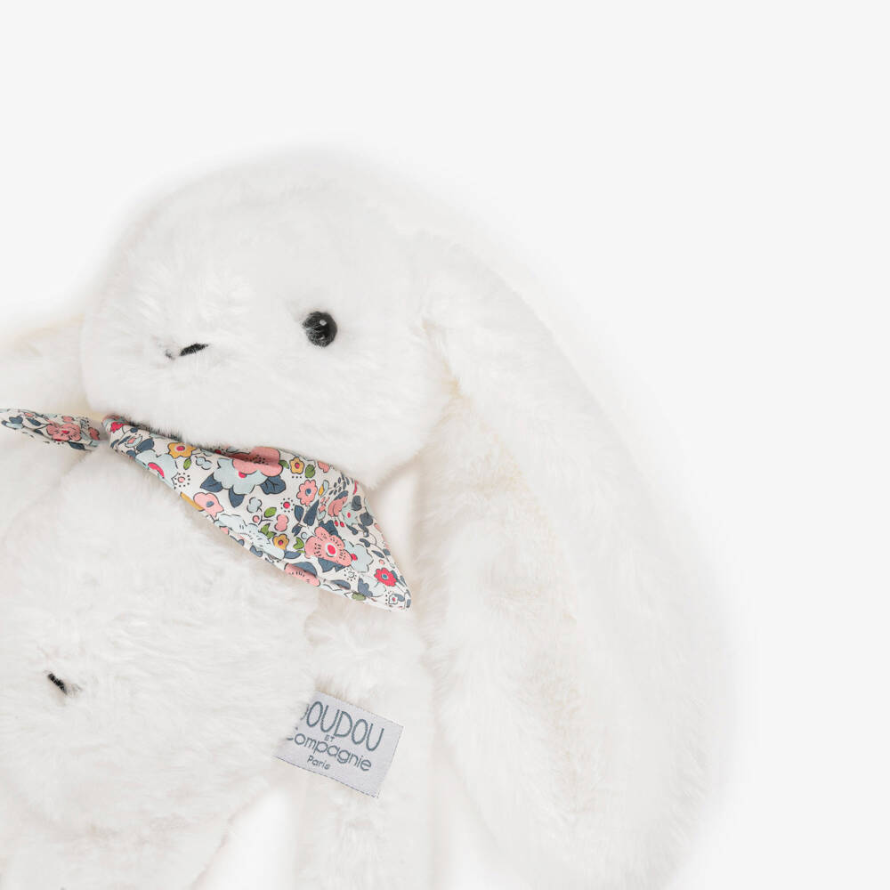Doudou et Compagnie-White Bunny Soft Toy (35cm) | Childrensalon