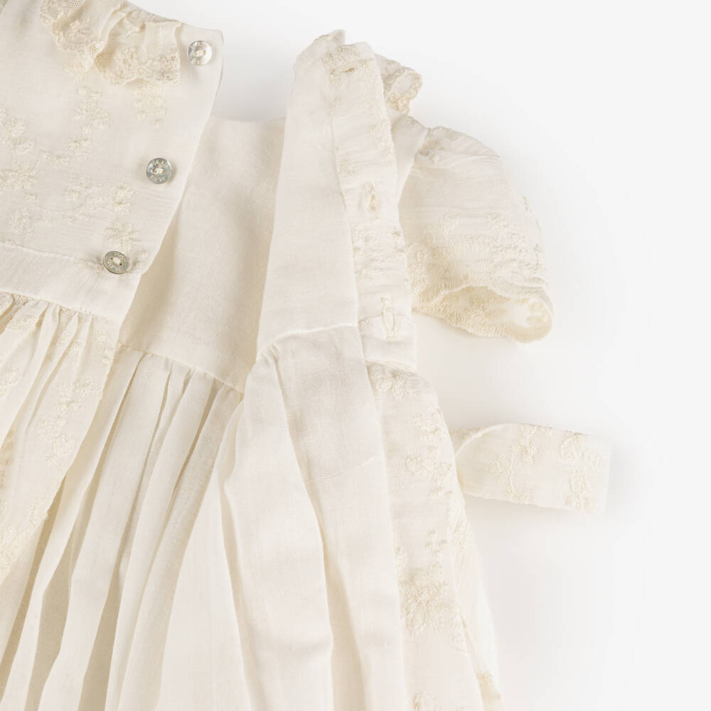 Dr. Kid-Baby Girls Ivory Lace Ceremony Dress | Childrensalon