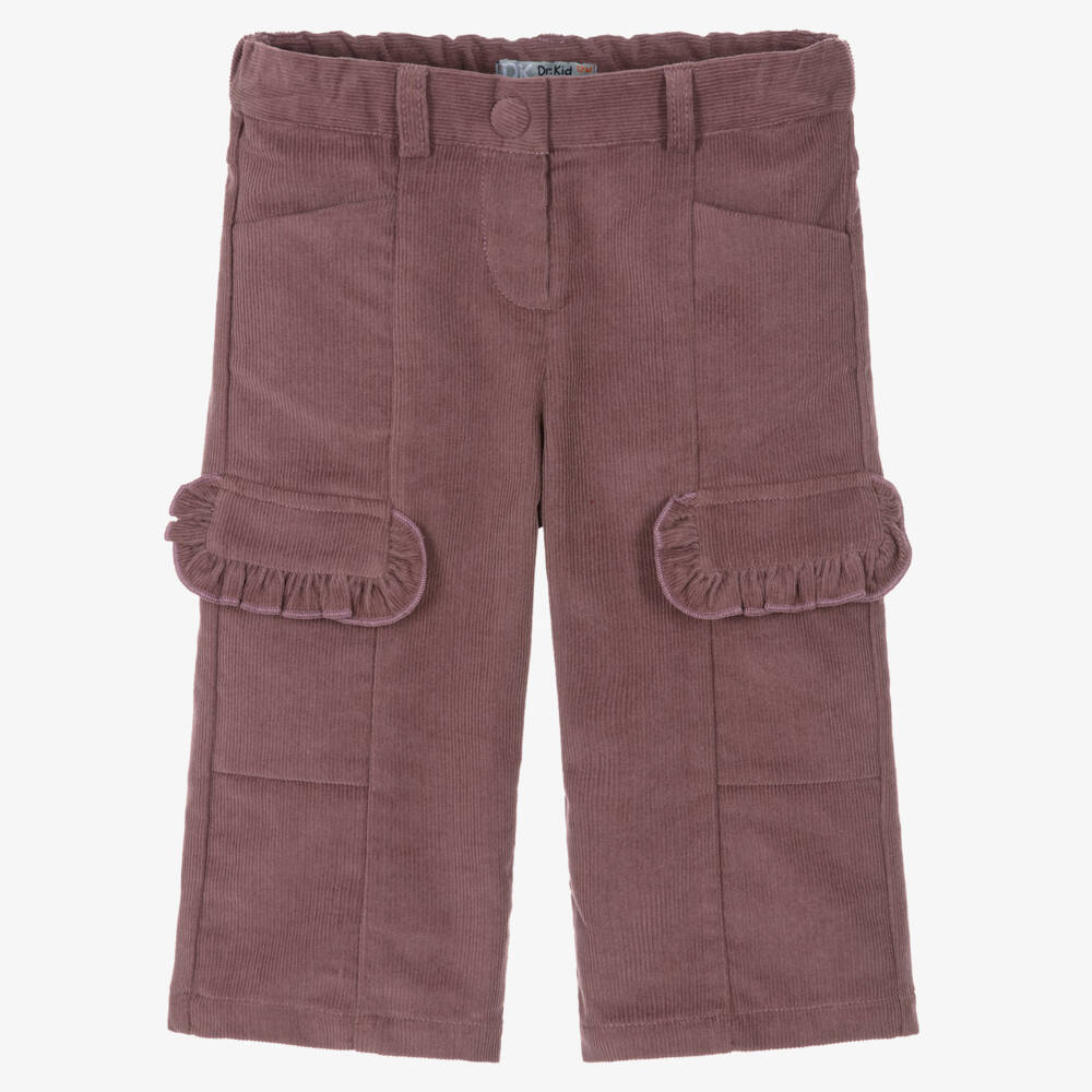Dr. Kid-Girls Plum Purple Corduroy Trousers | Childrensalon