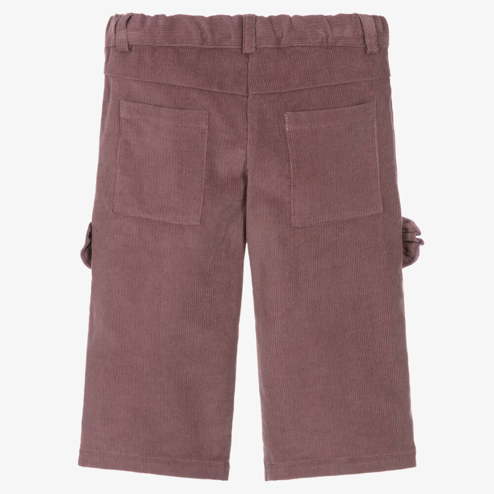 Dr. Kid-Girls Plum Purple Corduroy Trousers | Childrensalon
