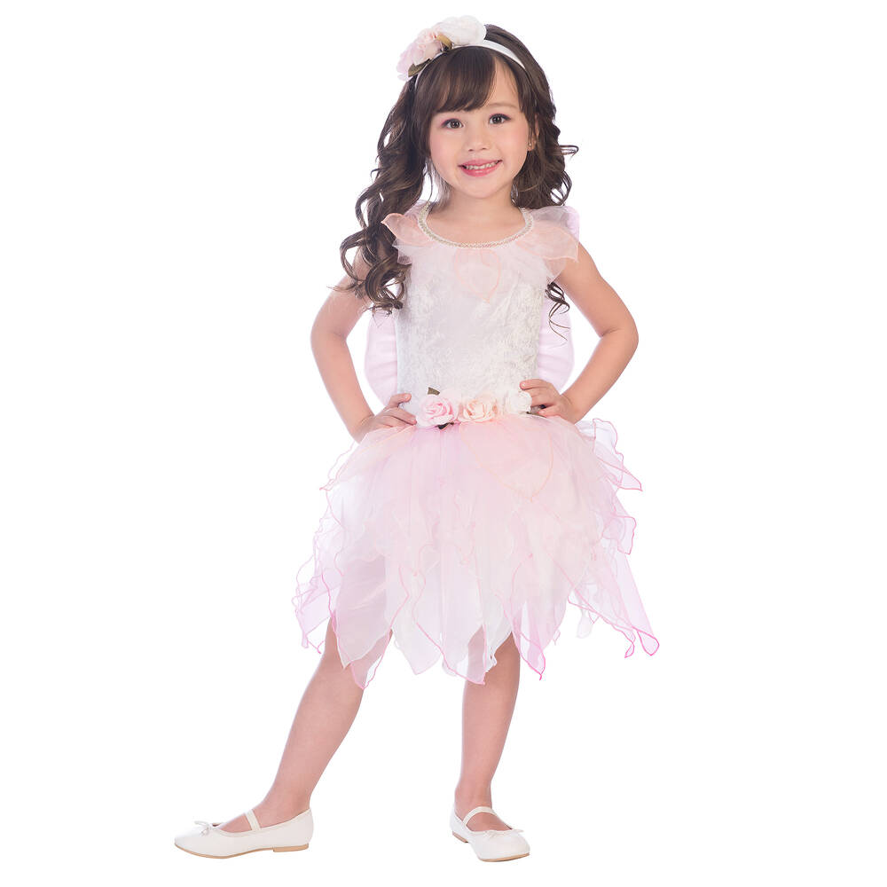 Dress Up by Design-Girls Pink Rose Fairy Costume | Childrensalon