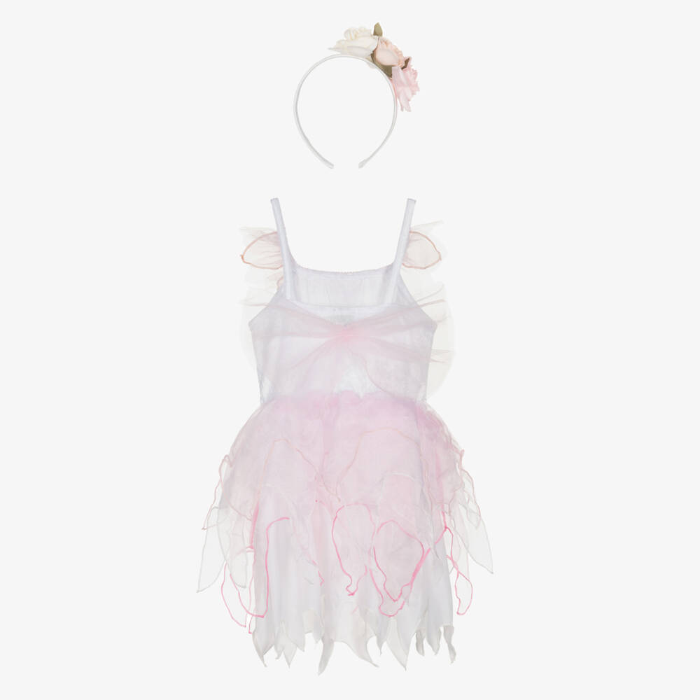 Dress Up by Design-Girls Pink Rose Fairy Costume | Childrensalon
