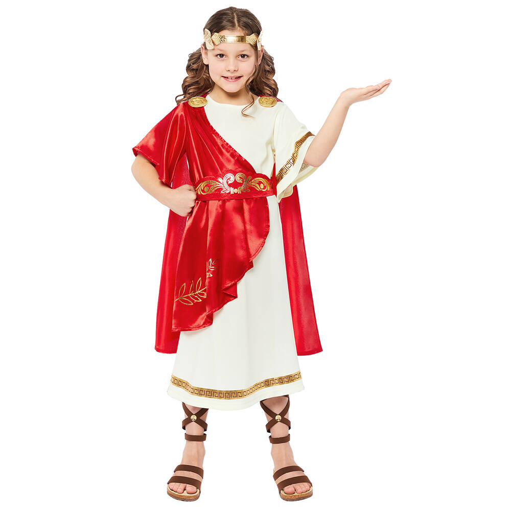 Dress Up by Design-Girls Red Roman Empress Deluxe Costume | Childrensalon