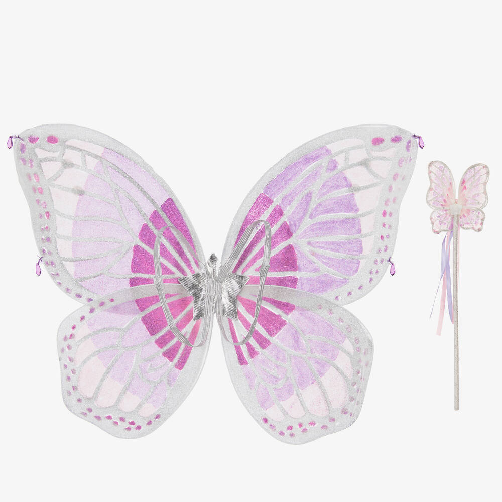 Dress Up by Design-Сиреневые крылья и волшебная палочка для девочек | Childrensalon