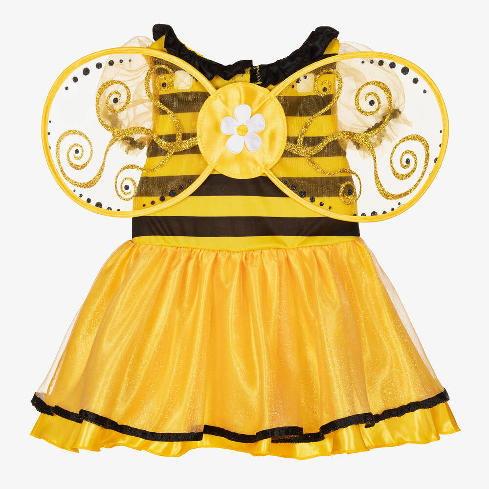 Dress Up by Design-زي تنكري نحلة أطفال بناتي لون أصفر وأسود | Childrensalon