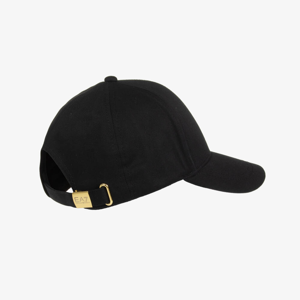 EA7 Emporio Armani-Black EA7 Cap | Childrensalon