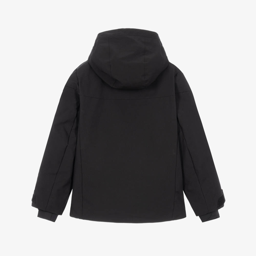 EA7 Emporio Armani-Black Technical Ski Jacket | Childrensalon