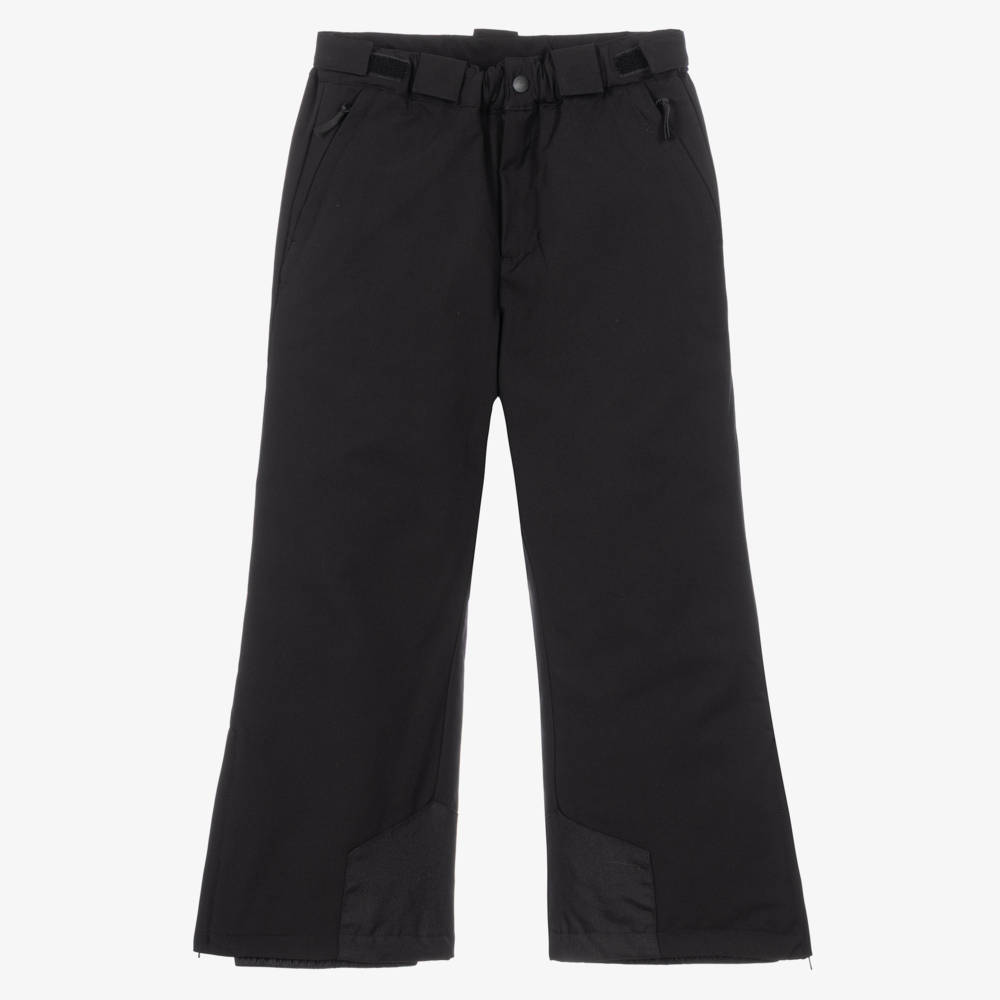 EA7 Emporio Armani-Black Technical Ski Trousers | Childrensalon