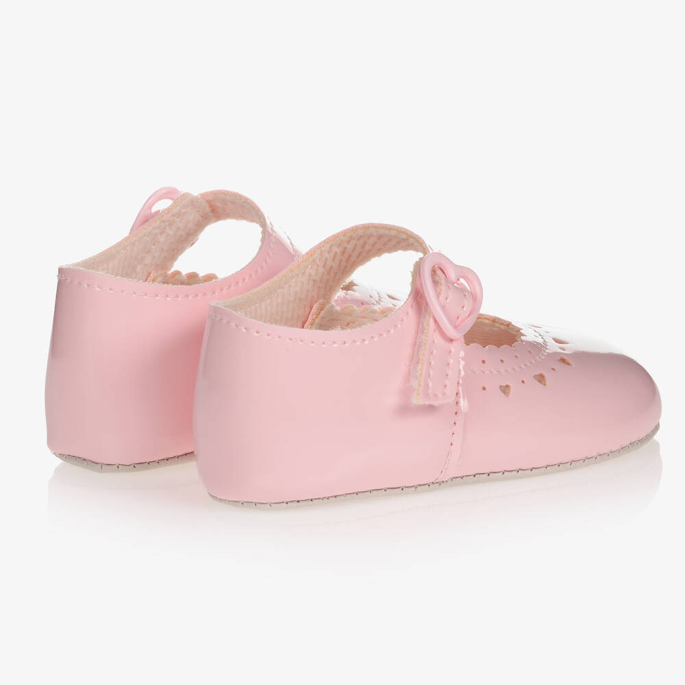 Early Days-Baby Girls Pink Patent Pre-Walker Shoes | Childrensalon